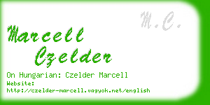 marcell czelder business card